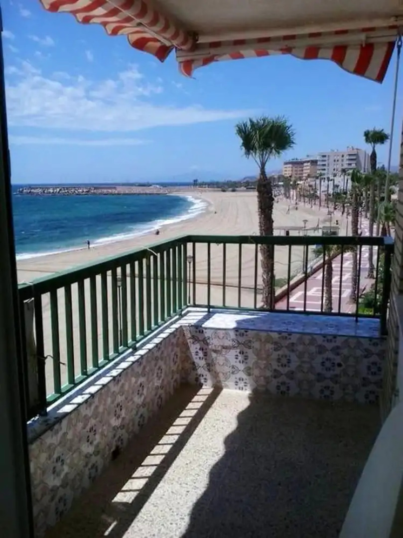 Apartment with 2 Bedrooms in Águilas, with Wonderful Sea View, Pool Access, Furnished Balcony