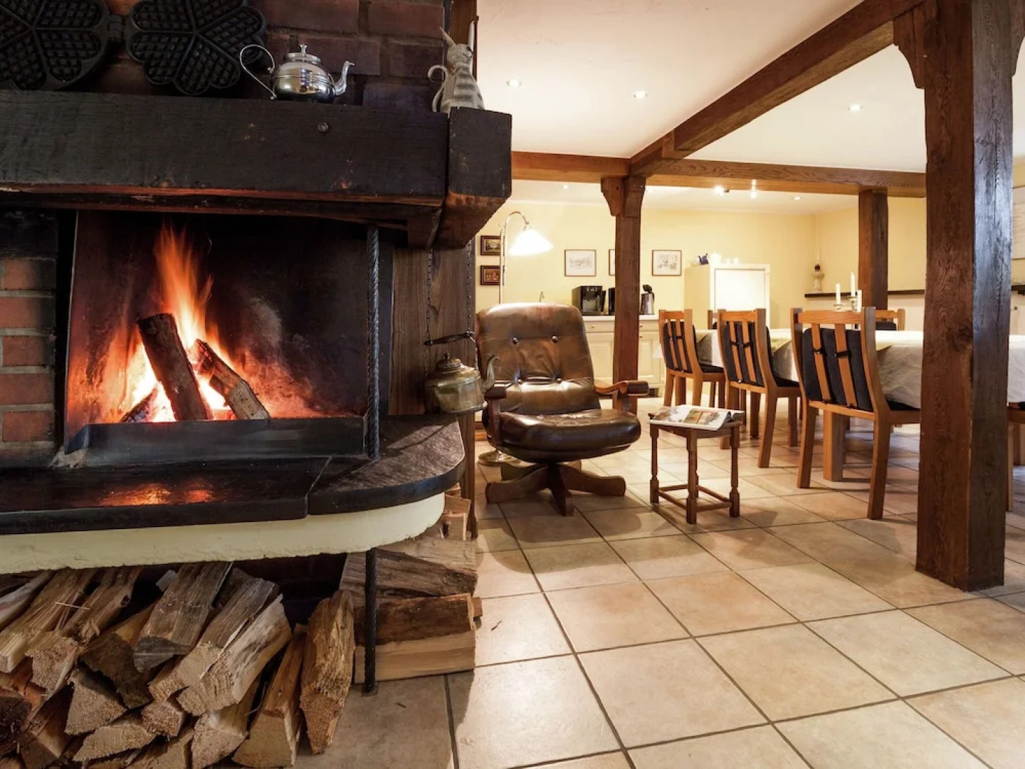 Spacious Holiday Home in Altenilpe with Open Fireplace