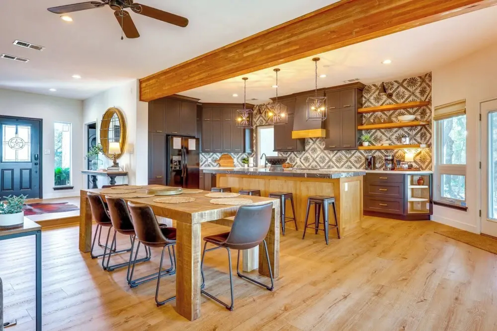 Modern Fischer House w/ Deck, Fire Pit & Hot Tub!