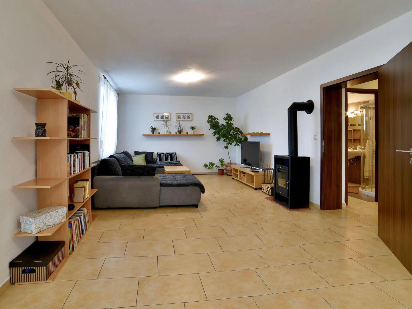 Detached villa in South Bohemia with outdoor pool in the fenced garden