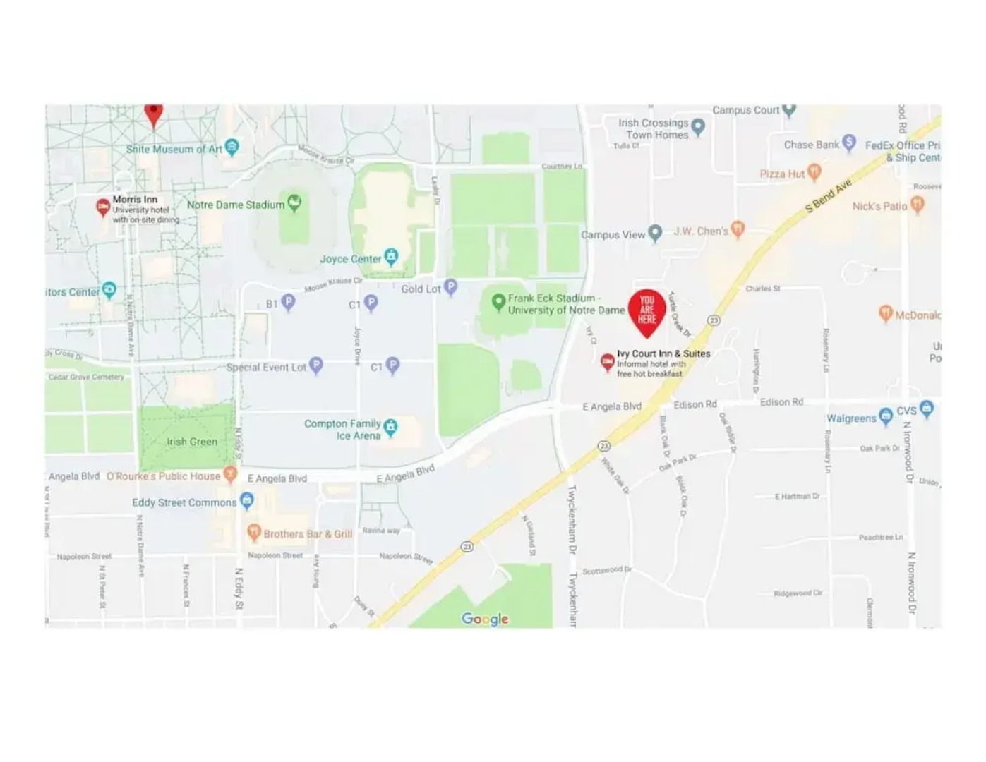 2 Br 2 b Condo at Unv of Notre Dame Short and Long Term Stays Welcome ND Football A5