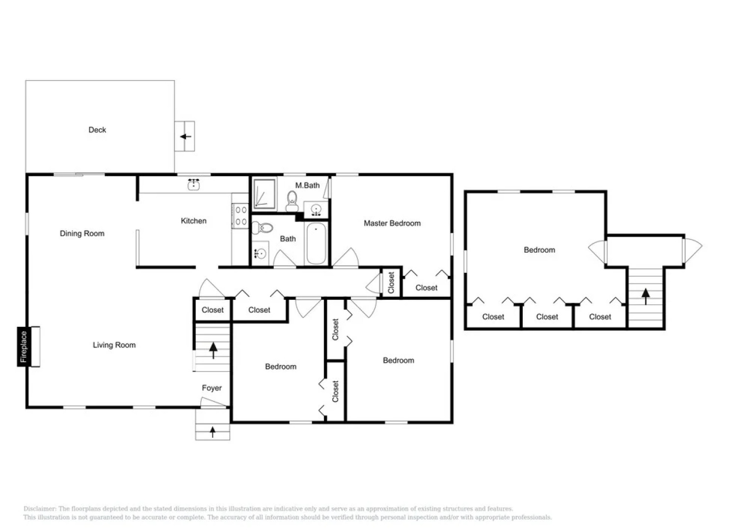 Countryside Home 4 Bedrooms 2 Bathrooms Home