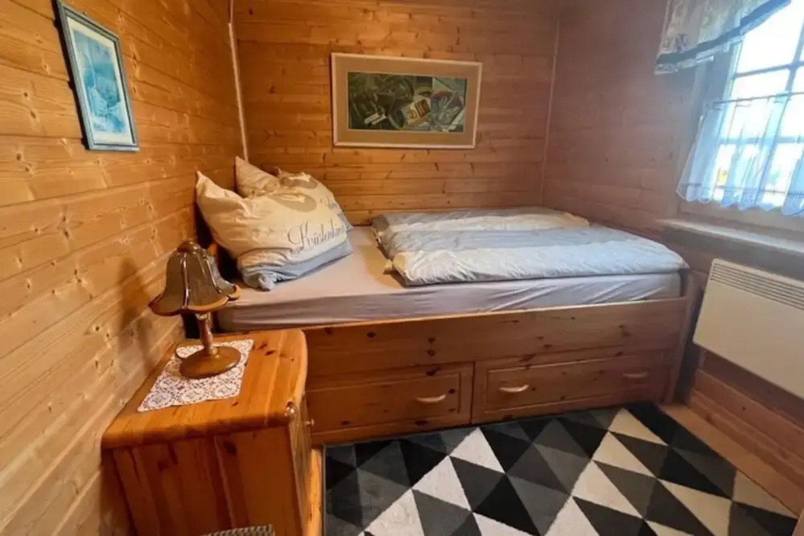 Log Cabin Near Baltic Sea Lighthouse