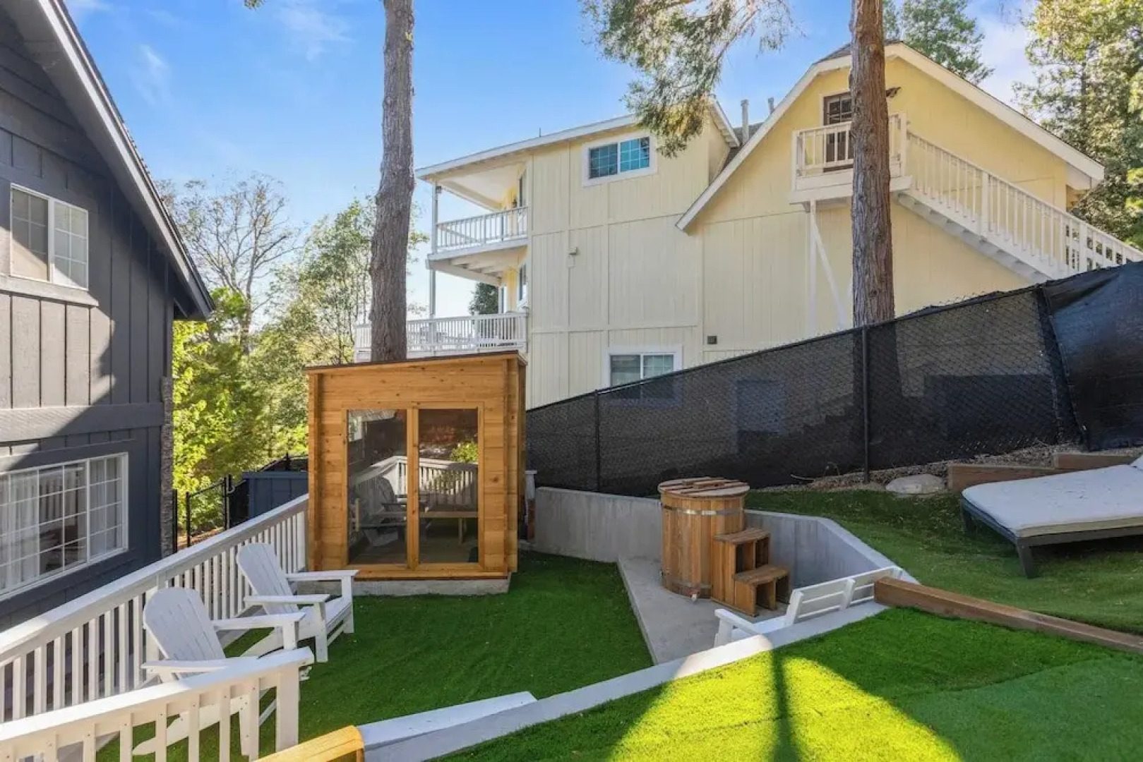 Sauna, Lake Views + Firepits Walk to Lake & Trails Zurich Drive by Avantstay