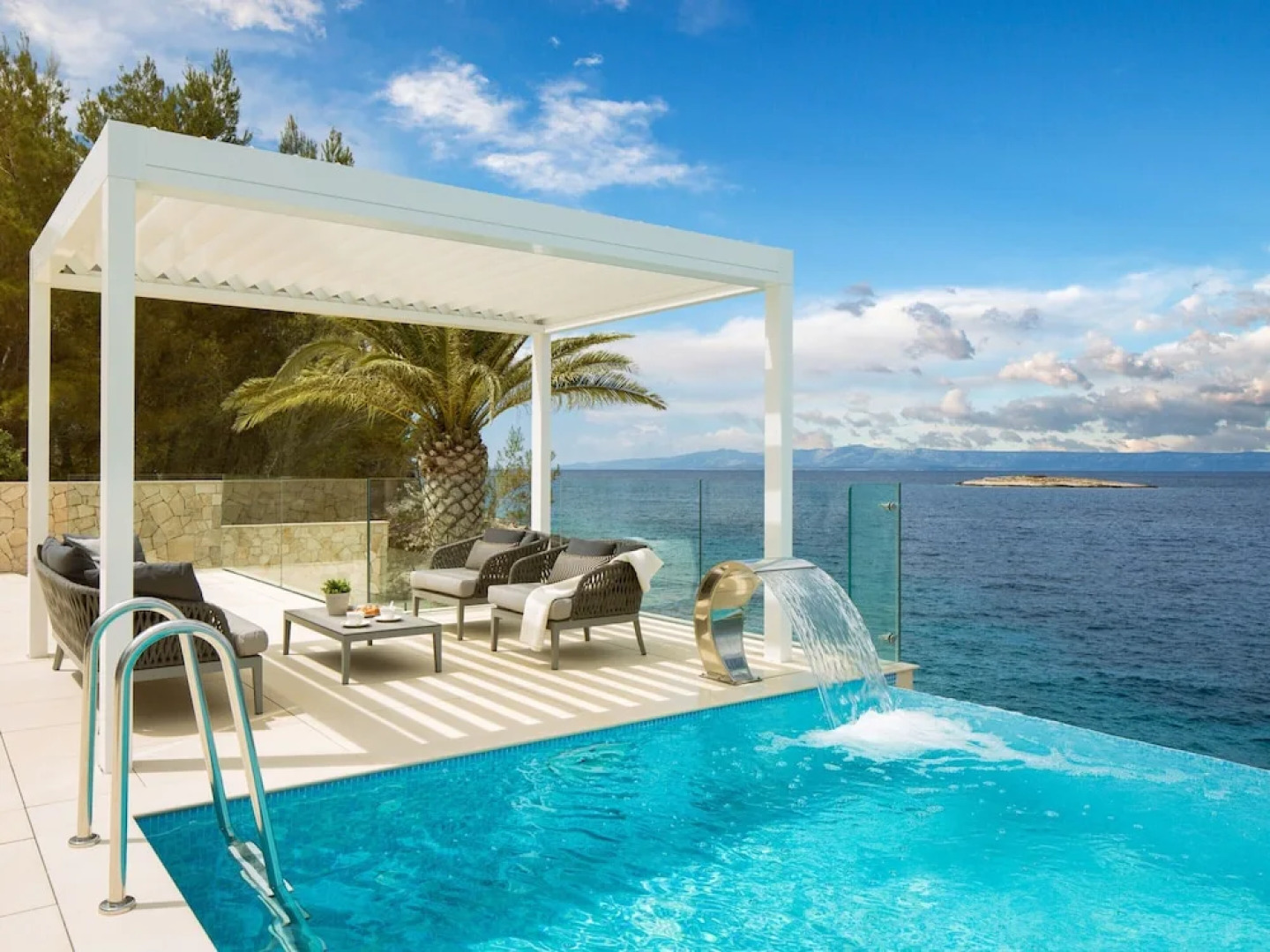 Beach Villa in Korcula with Pool, Sauna & Hot Tub
