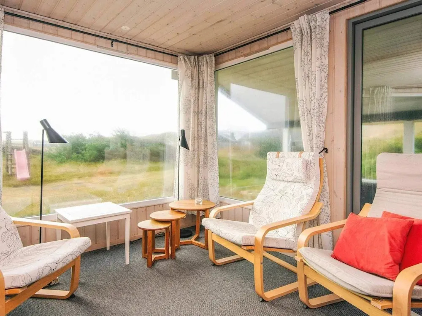 Seaside Escape With Swing