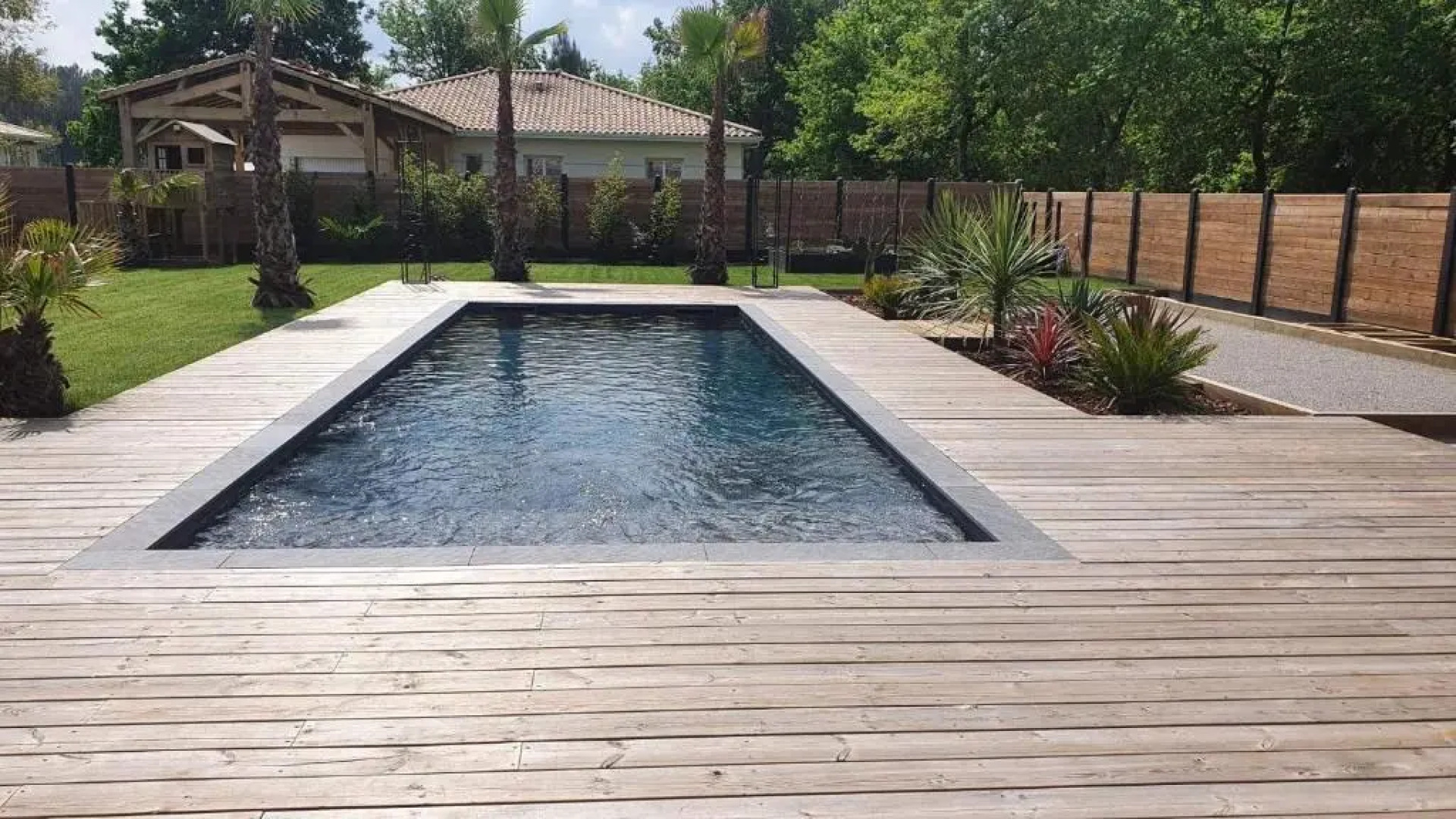 Villa aux Palmiers,Piscine 28°,Pétanque,Coeur Bassin