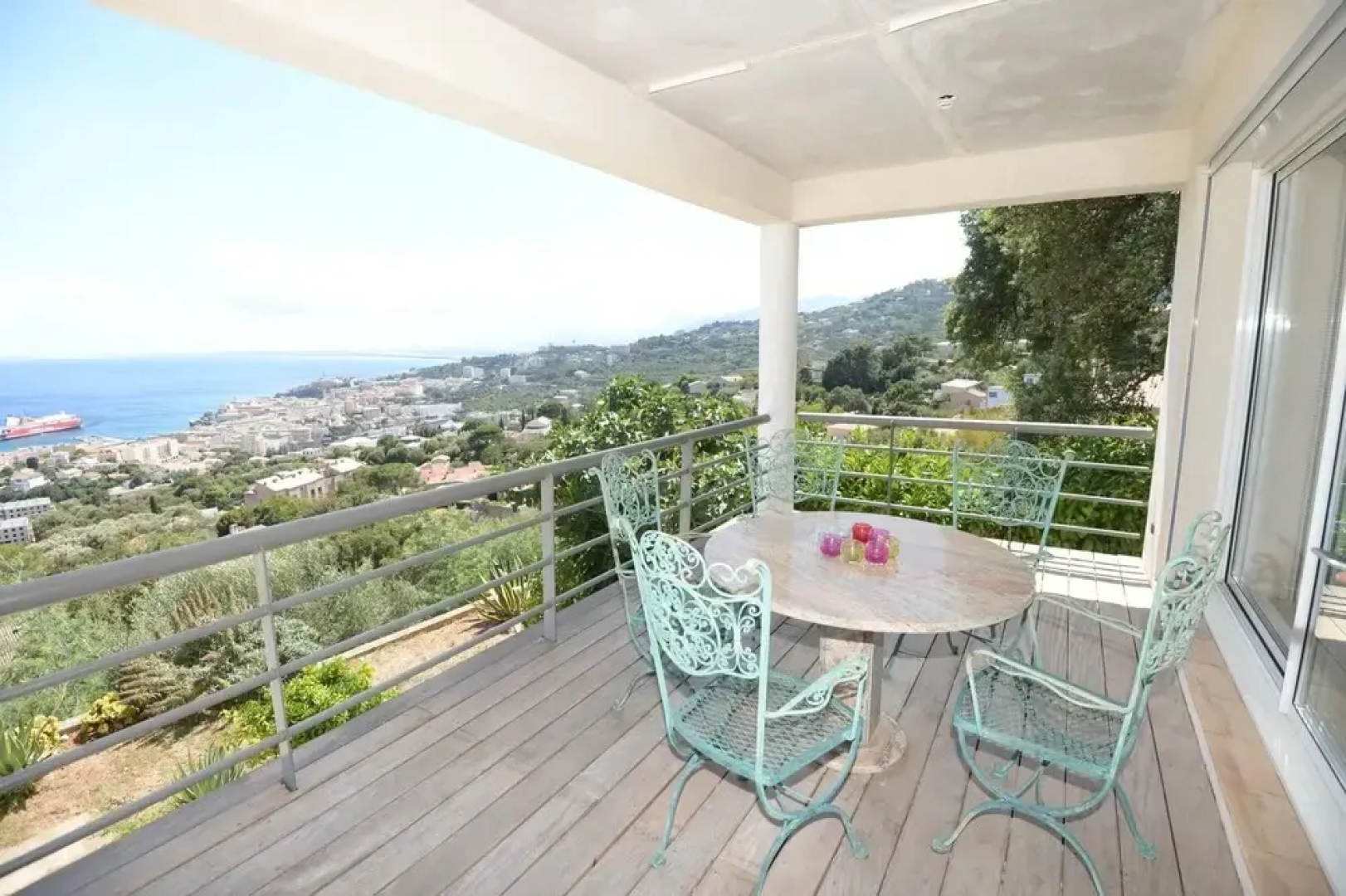Villa With 3 Bedrooms In Ville-Di-Pietrabugno, With Wonderful Sea View, Private Pool, Enclosed Garden - 8 Km From The Beach