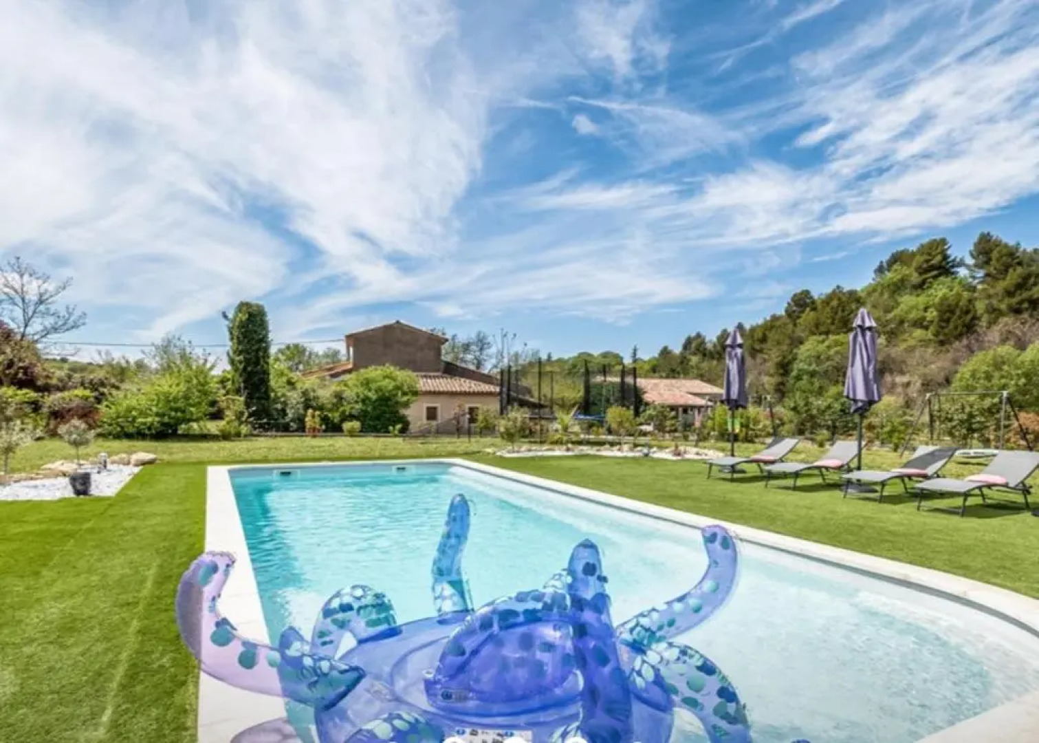 Villa 3 ch, 6/8p, avec piscine Luberon, Provence