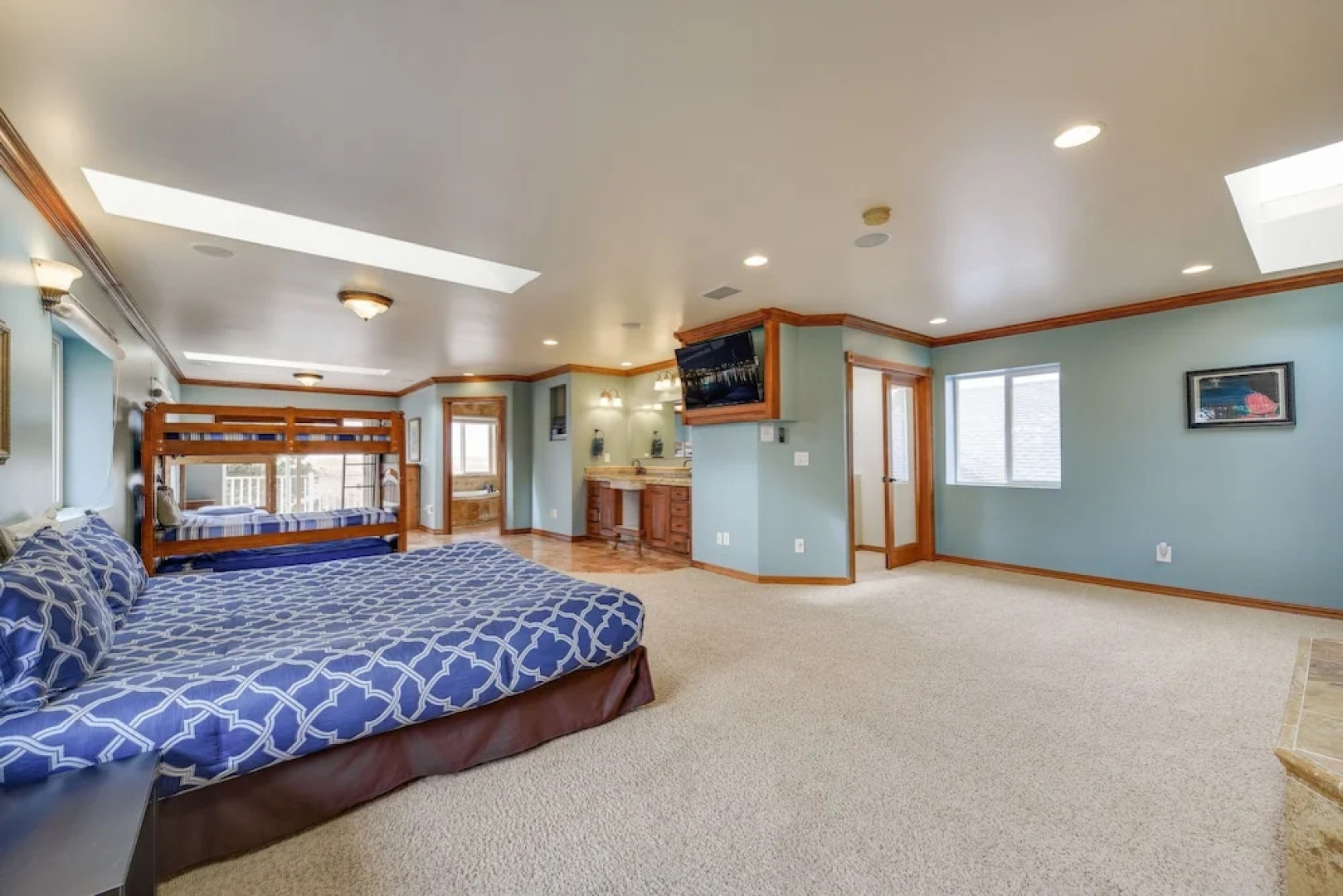 New Listing! Stone W/ Private Beach Path 6 Bedroom Home