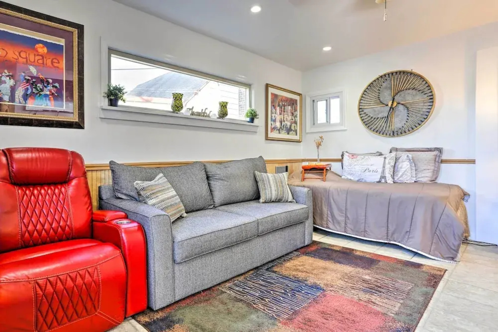 Central Elmont Studio w/ Great Outdoor Space!