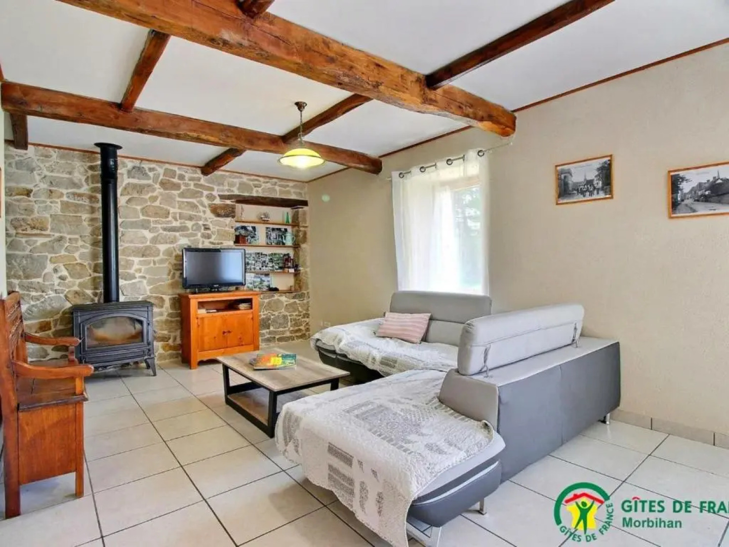 Gîte Melrand, 3 pièces, 5 personnes - FR-1-378-287