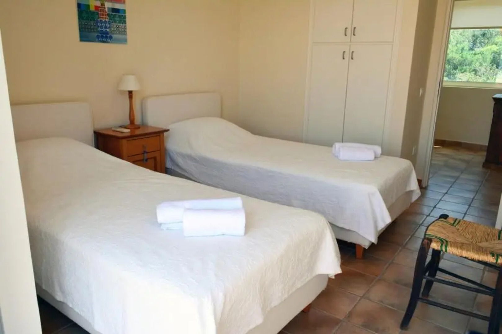 Pink House with panoramic view to Porto Rafti