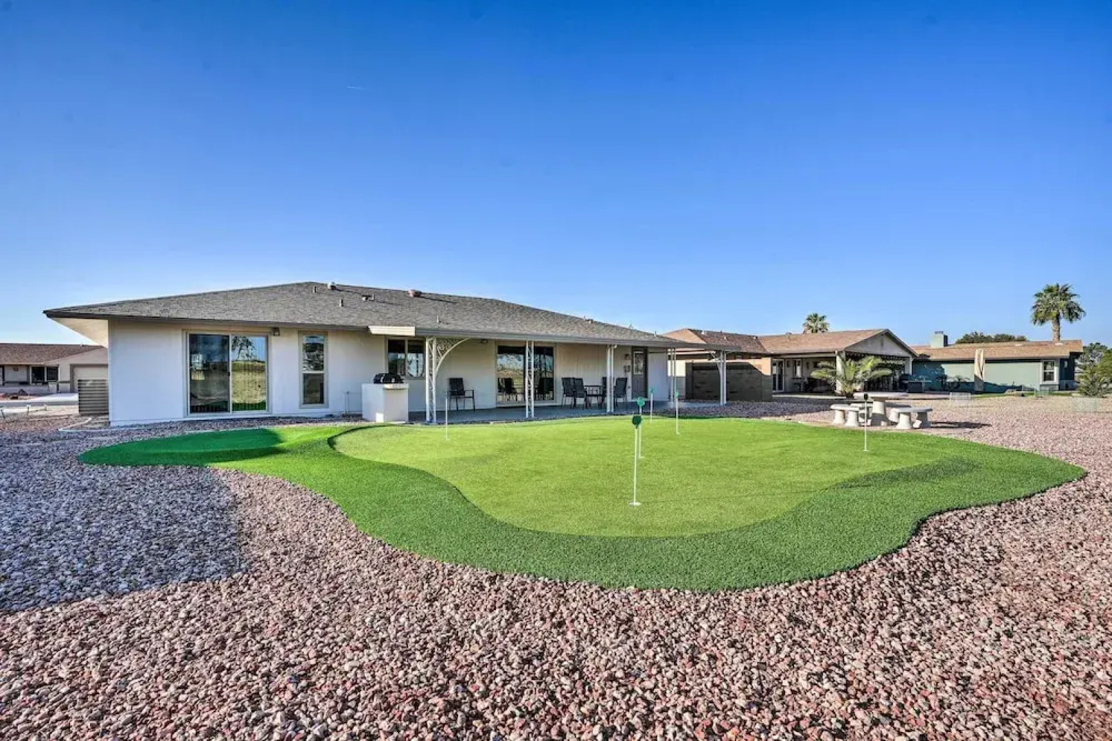 Patio, Grill: Home on Golf Course in Sun City!