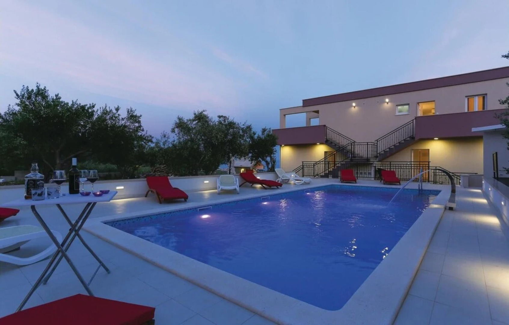 Stunning Home in Kastel Stafilic With Wifi and 6 Bedrooms