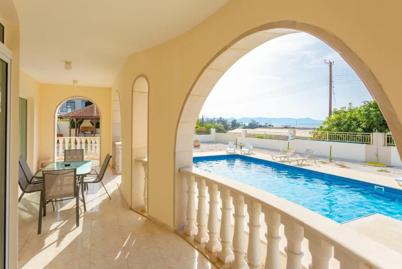 Villa Komissa Large Private Pool Walk to Beach Sea Views A C Wifi - 3439