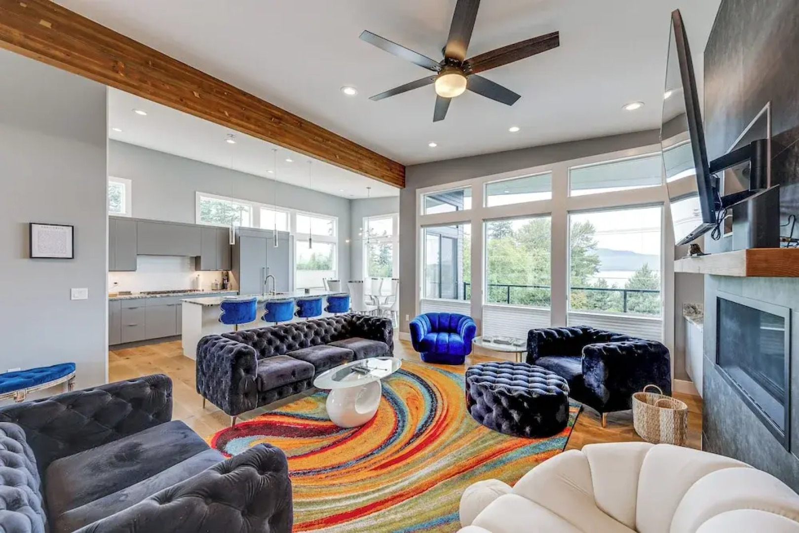 Fenced Yard, Water & Island Views: Anacortes Home!