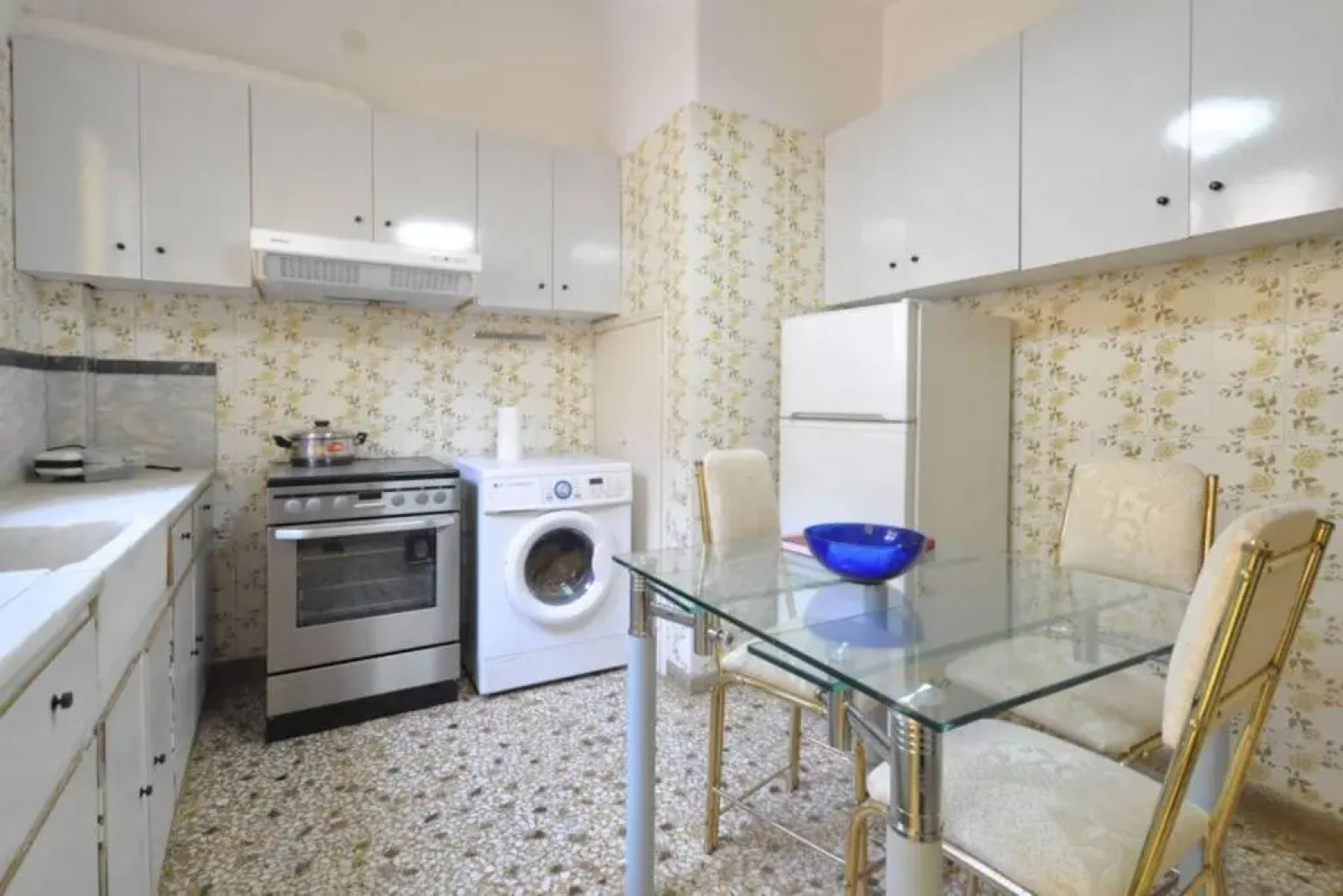 House furnished with garage, yard near Park at Amfiali Piraeus Port