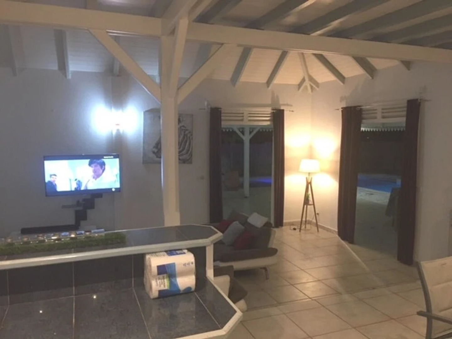 Villa With 4 Bedrooms in Baie Mahault, With Wonderful Mountain View, P