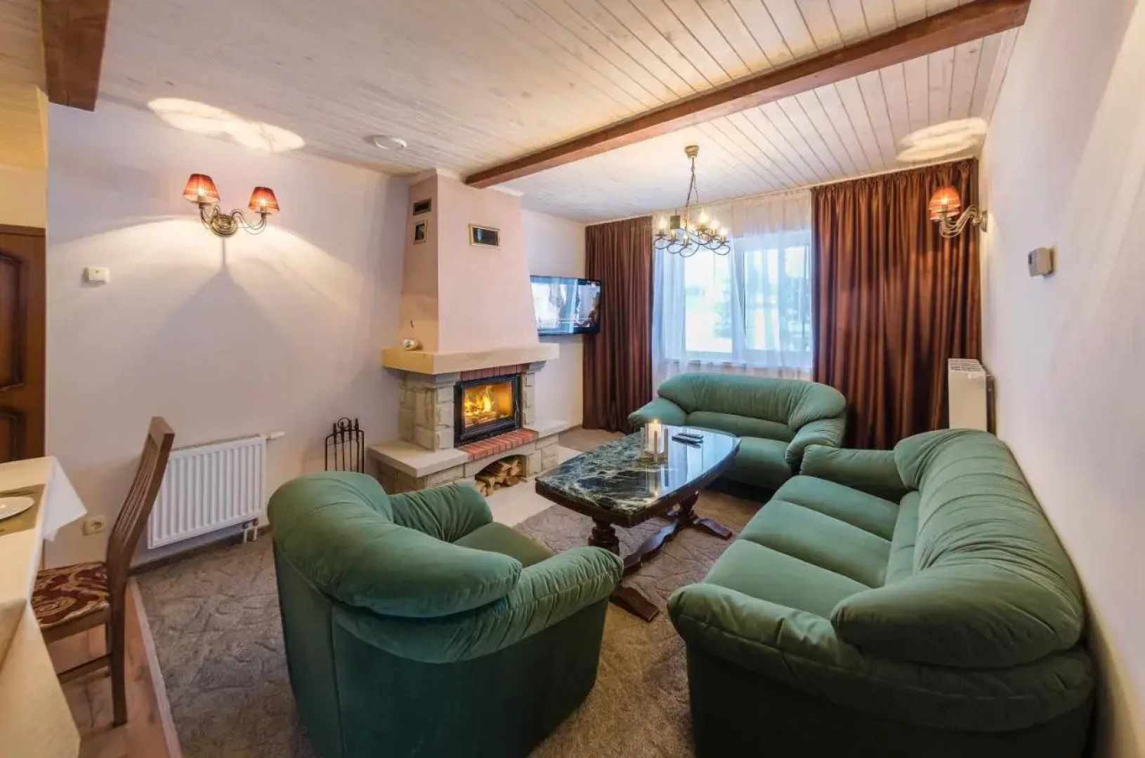 Апартамены VIP 5 каминов