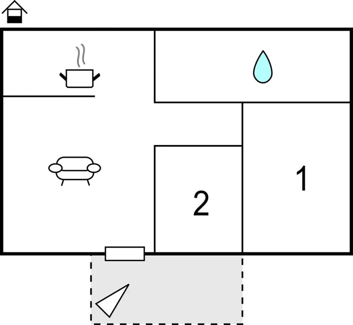 Nice Home in Gräfendorf With Wifi, 2 Bedrooms and Indoor Swimming Pool