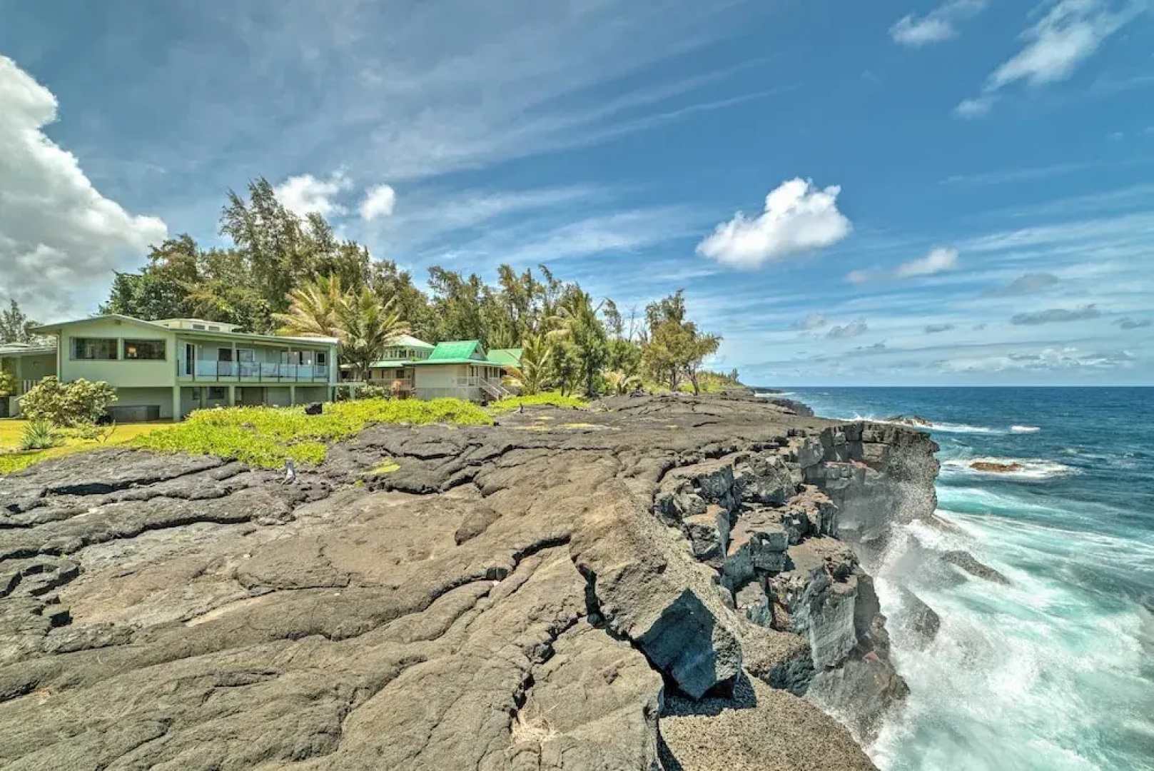 Direct Oceanfront, Big Island Home