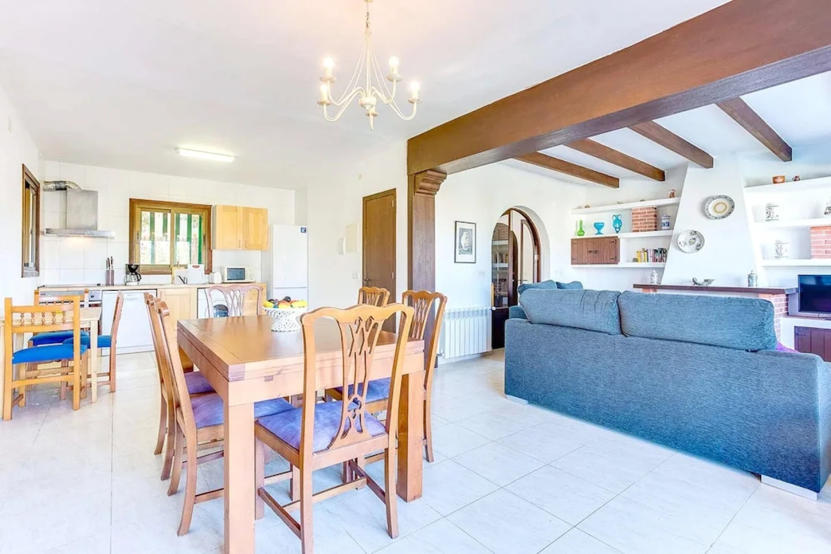 Villa With 5 Bedrooms in Portocolom, With Wonderful City View, Private Pool, Enclosed Garden Near the Beach