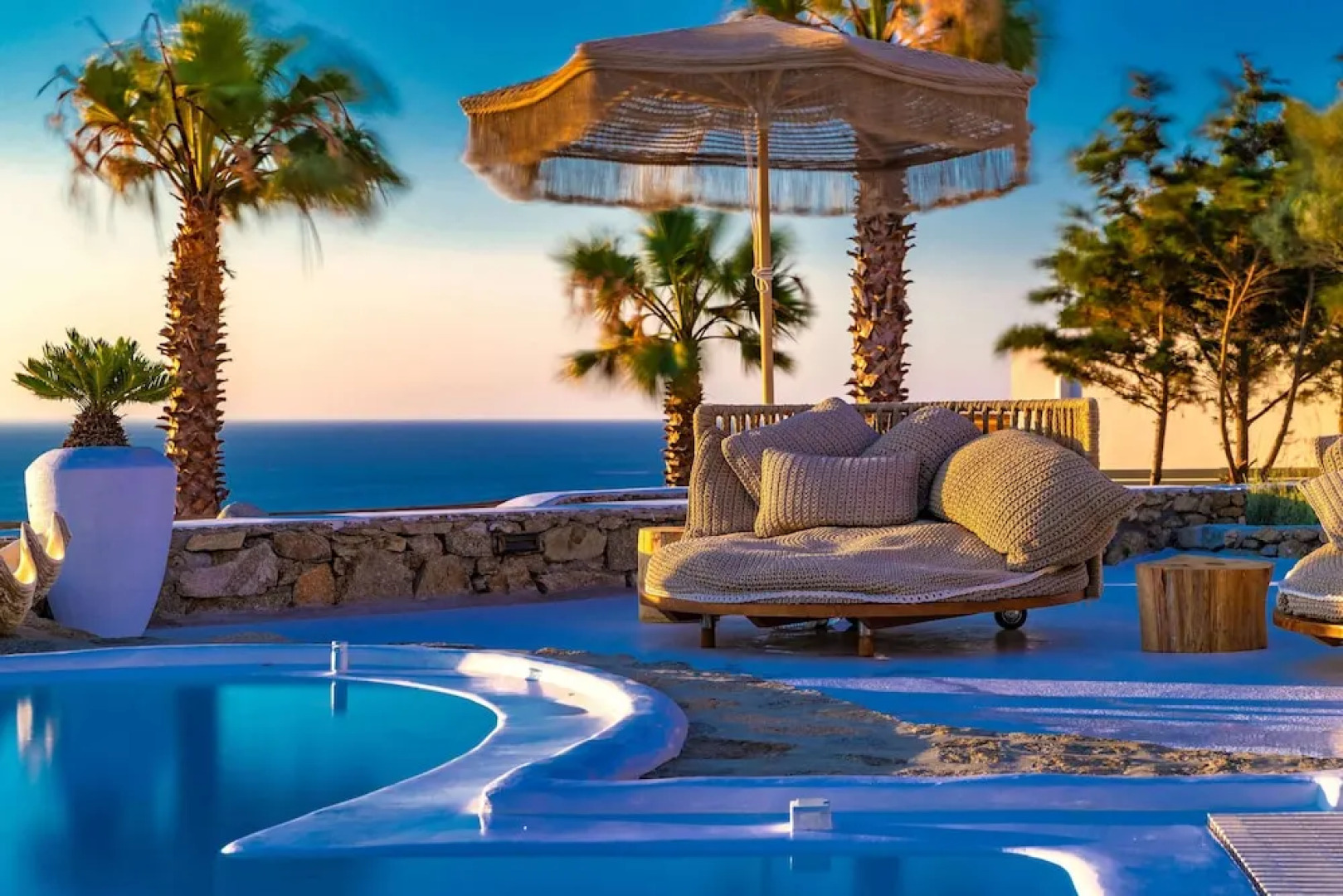 Karkos Beachfront Villa  Private pool