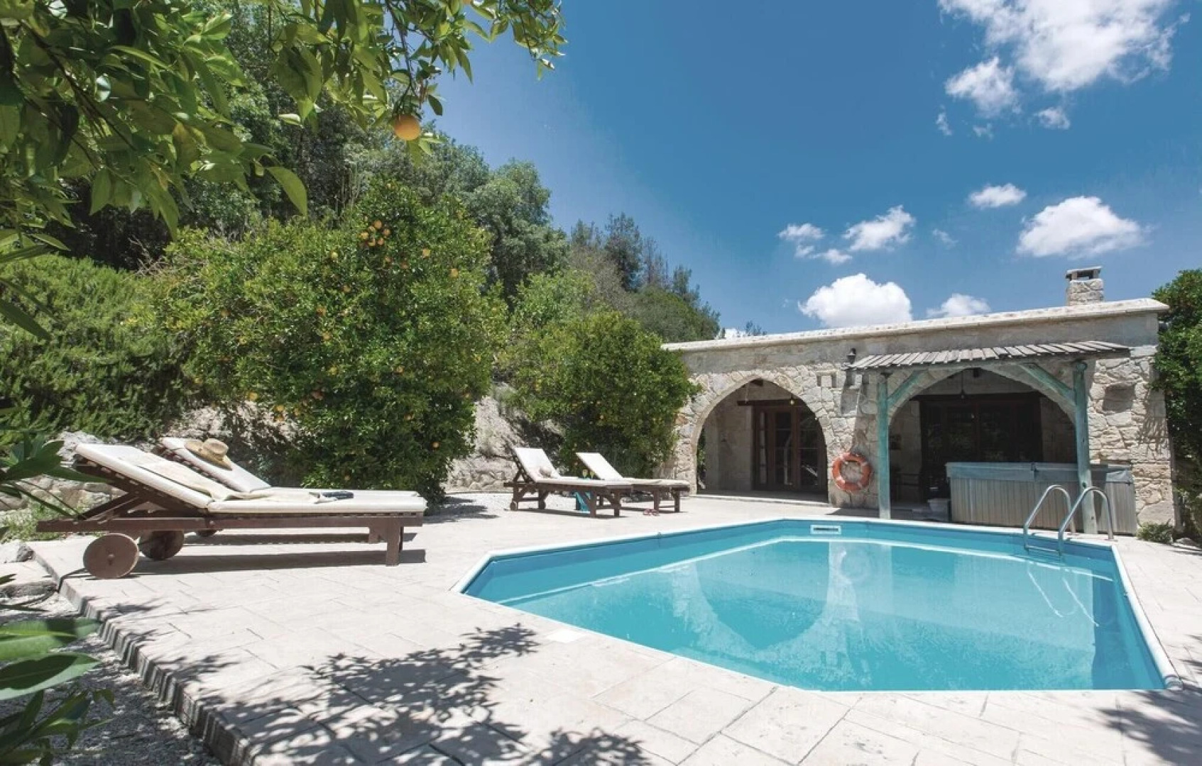 Nice Home in Miliou Paphos With 2 Bedrooms, Outdoor Swimming Pool and Swimming Pool