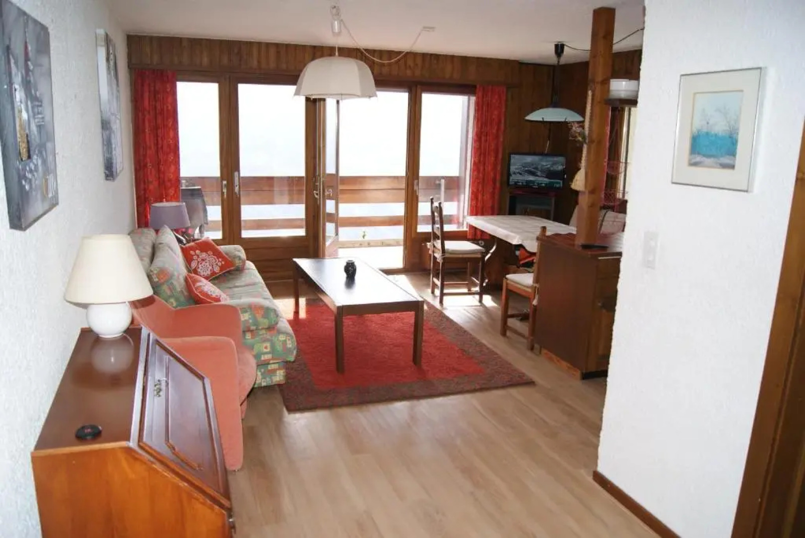 Les Collons1800- Bel appart 2pièces-4 pers-piscine-sauna-parking int-Wifi gratuit