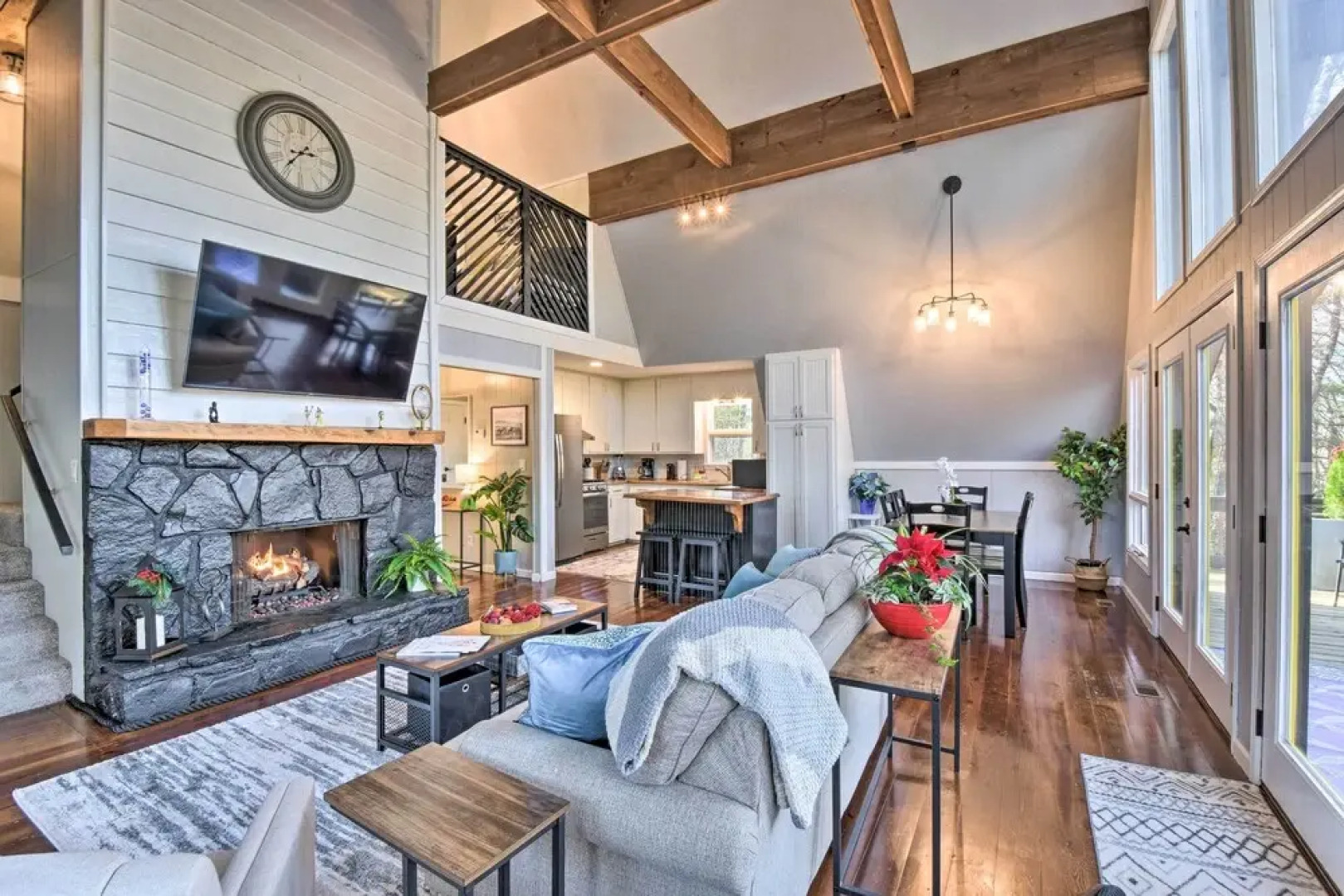 Spacious & Newly Remodeled A-frame w/ 2 Decks