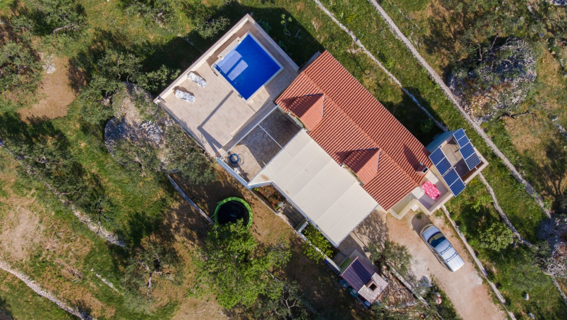 Holiday house Mario - with pool: Supetar, Island Brac