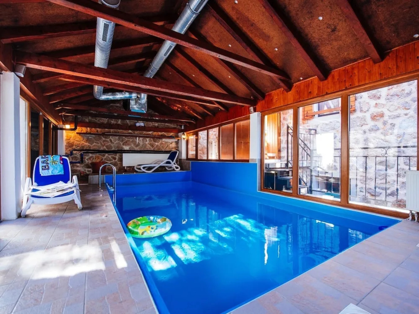 Traditional Stone House With Interiour Pool, Sauna, Garden, Terrace With BBQ