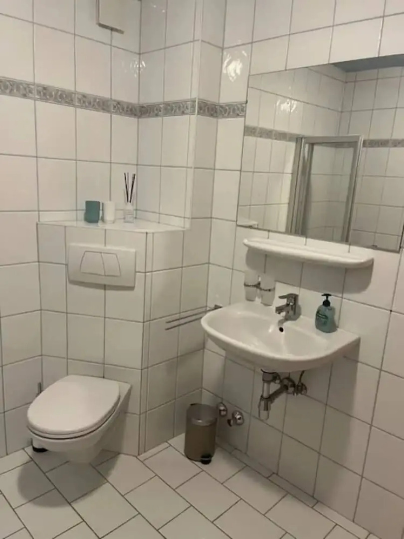 Apartment mit Gartenblick