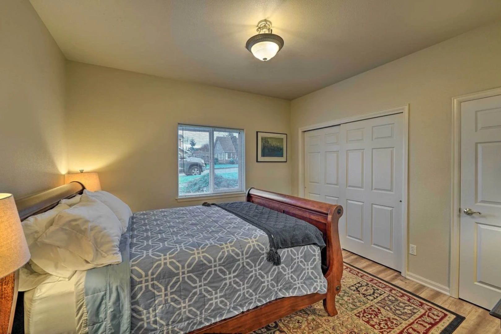 Central Apt: Private Fireplace & Patio Access