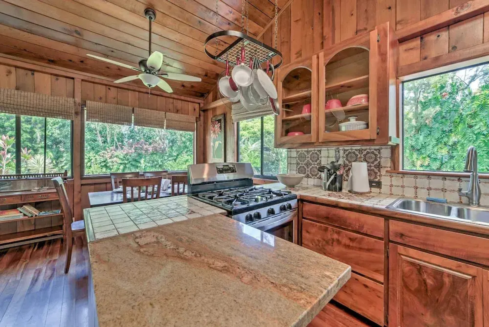 Tropical Cabana w/ Deck, Hot Tub & Lush Scenery!