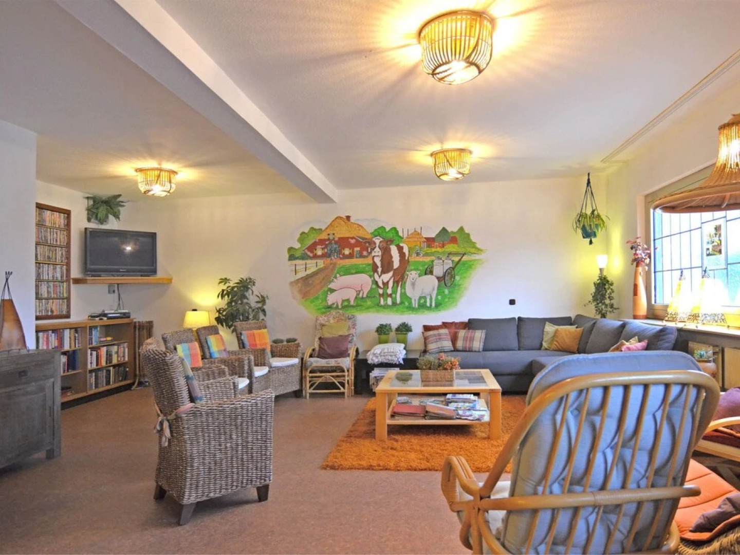 Group Home in Sauerland Region near Diemelsee with Common Room & Private bar