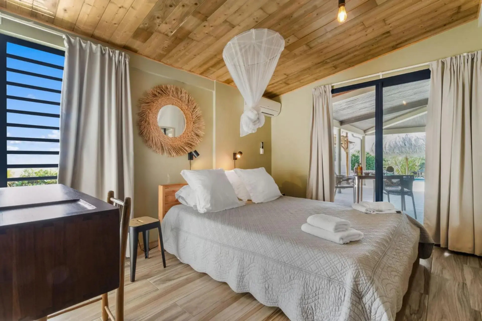 Villa Latitude 14.54 : 4 ch, piscine, vue mer, spot de kitesurf