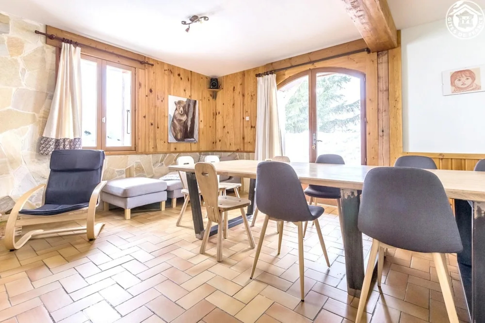 House With 5 Bedrooms in Valloire, With Wonderful Mountain View, Furni