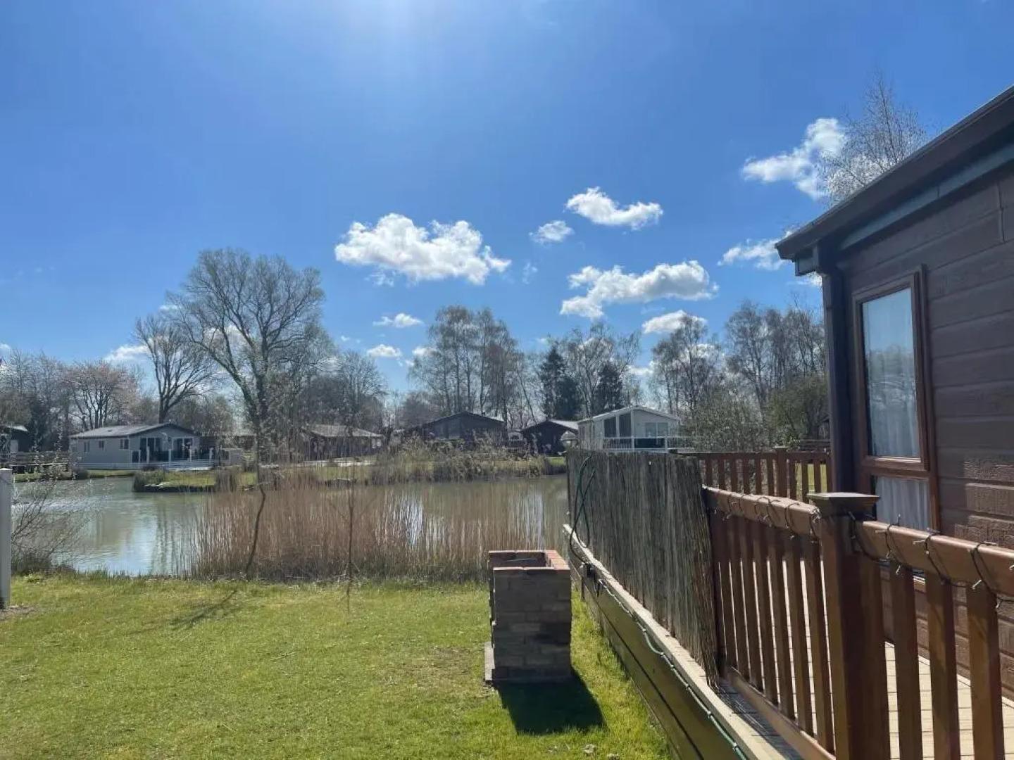 Luxury Lakeside Lodge L1 with hot tub situated at Tattershall Lakes Country Park