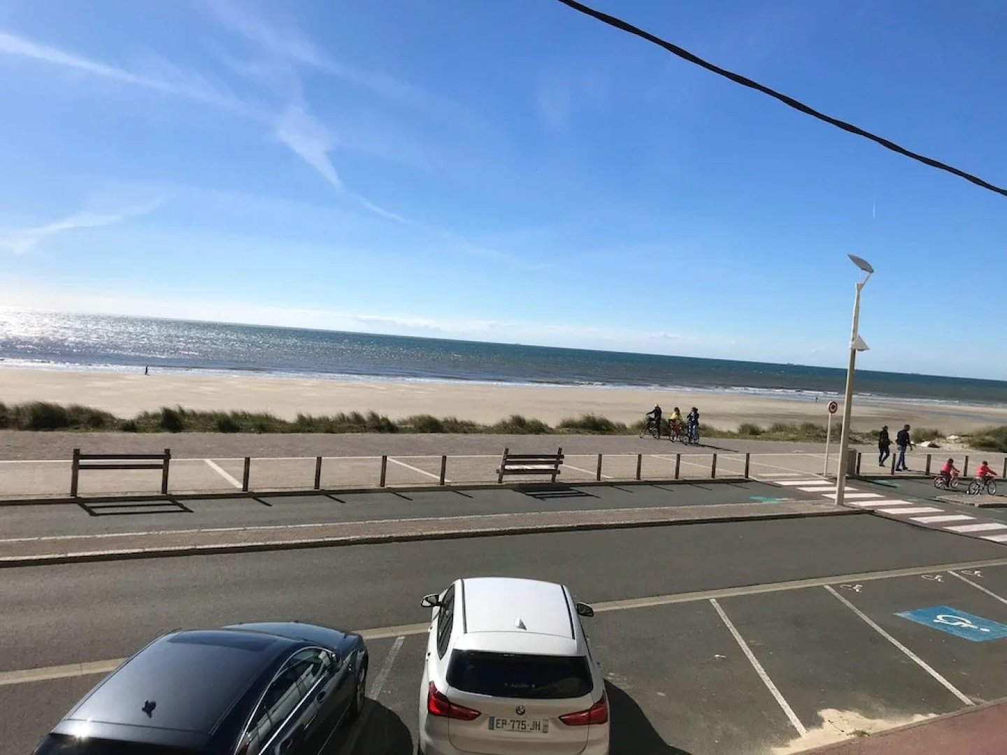 Apartment With 2 Bedrooms in Neufchâtel-hardelot, With Wonderful sea View, Furnished Balcony and Wifi - 1 m From the Beach