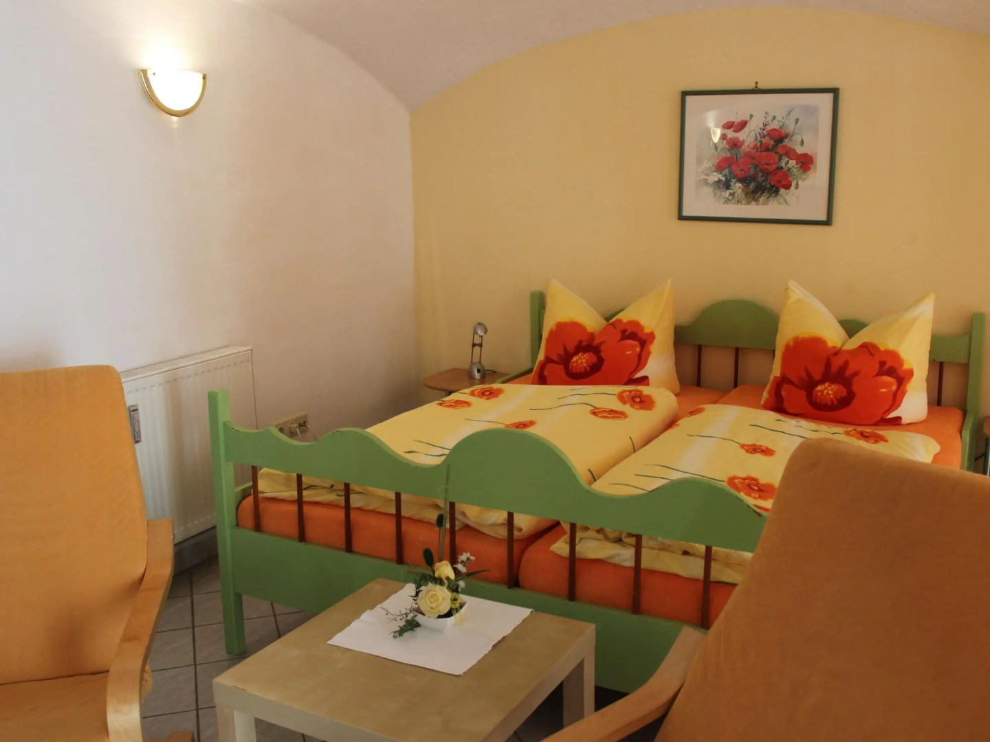 Wohnung in Weibig mit Garten