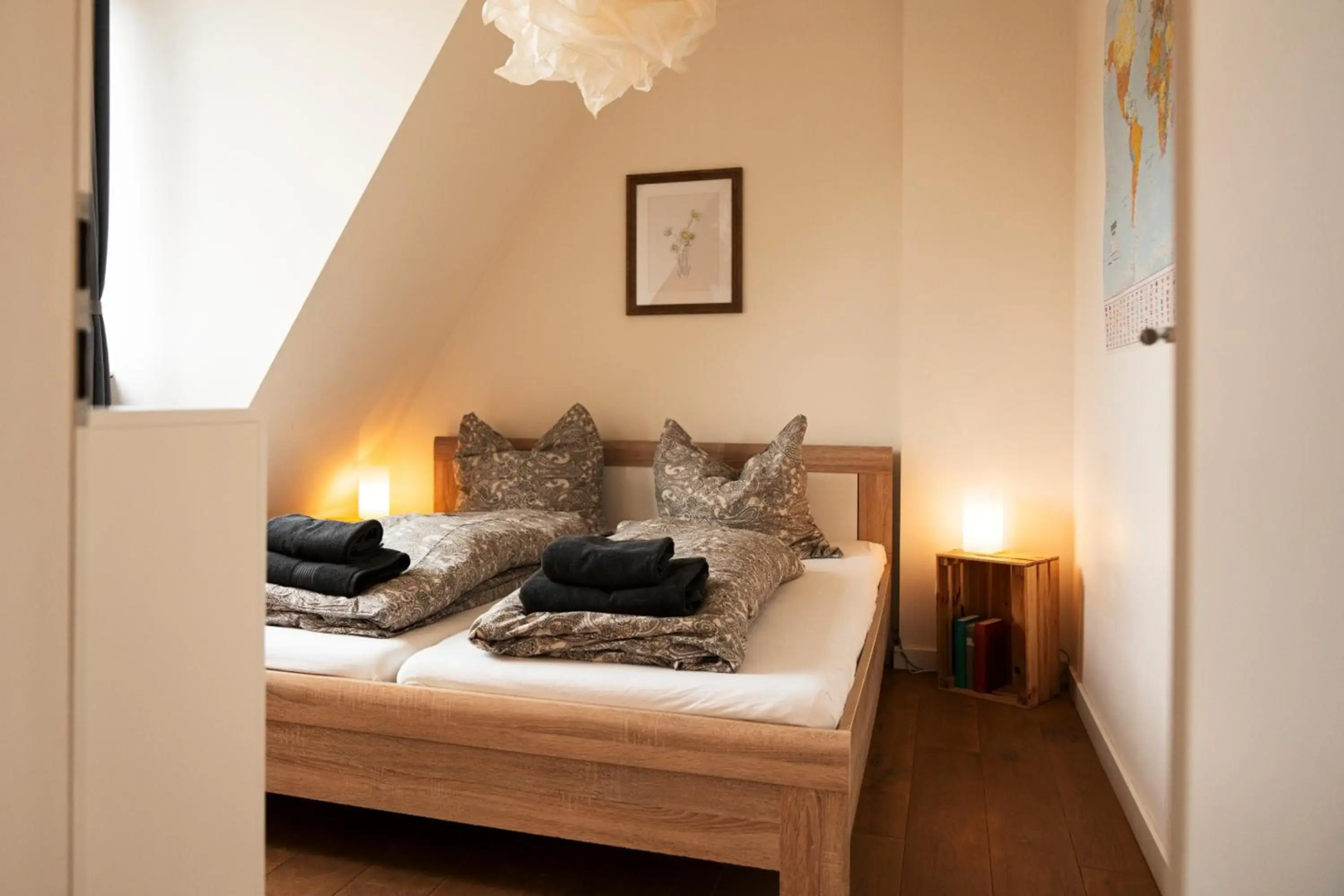 Wölkchen - Wohnung mit Balkon, Holzdielen & TV