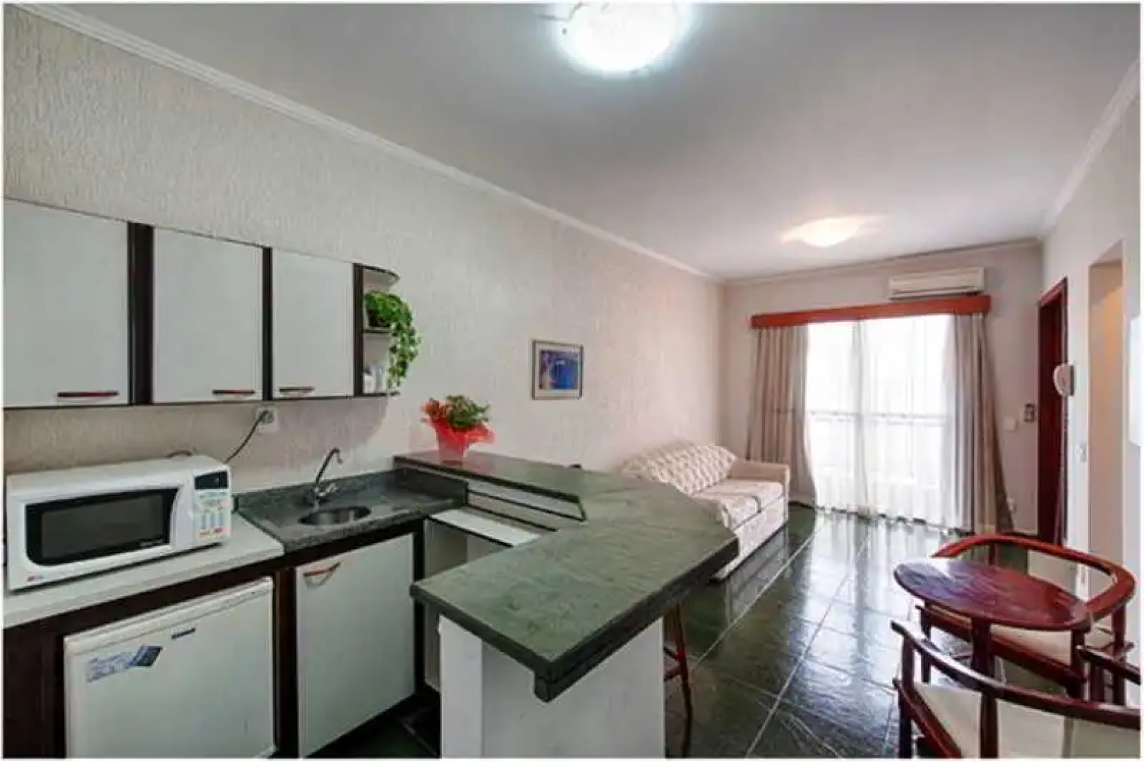 Apartamento no Flat Itararé Tower Beach - Vista ao Mar