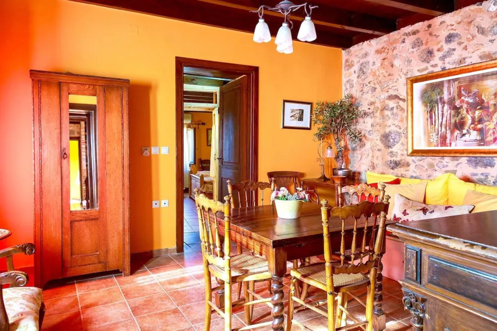 House With 4 Bedrooms in Anatoli, With Wonderful sea View, Enclosed Garden and Wifi Near the Beach