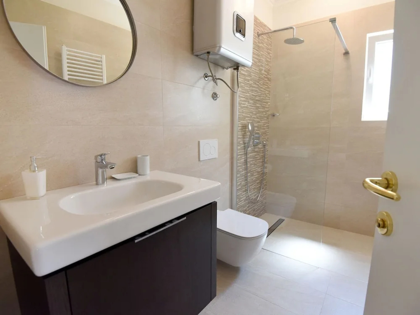 Unique Beach House With Beautiful Garden And Covered Terrace Offering Sea Views