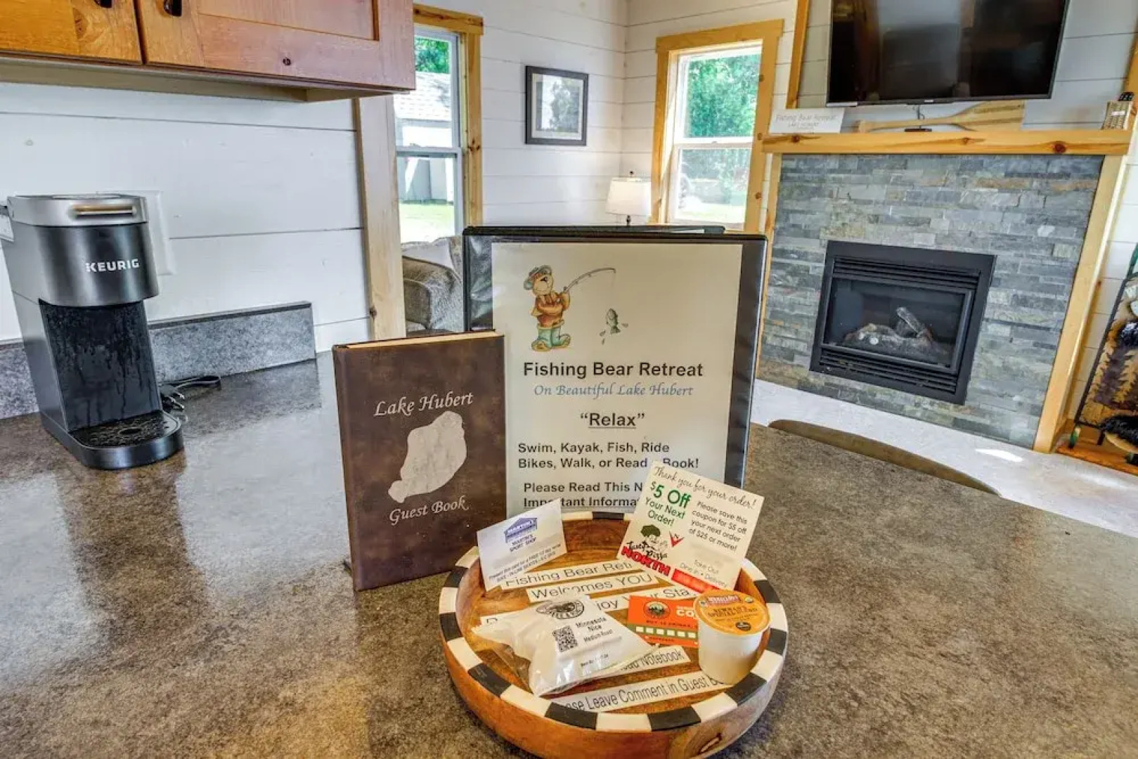 Lake Hubert Cabin w/ Private Deck + Boat Dock