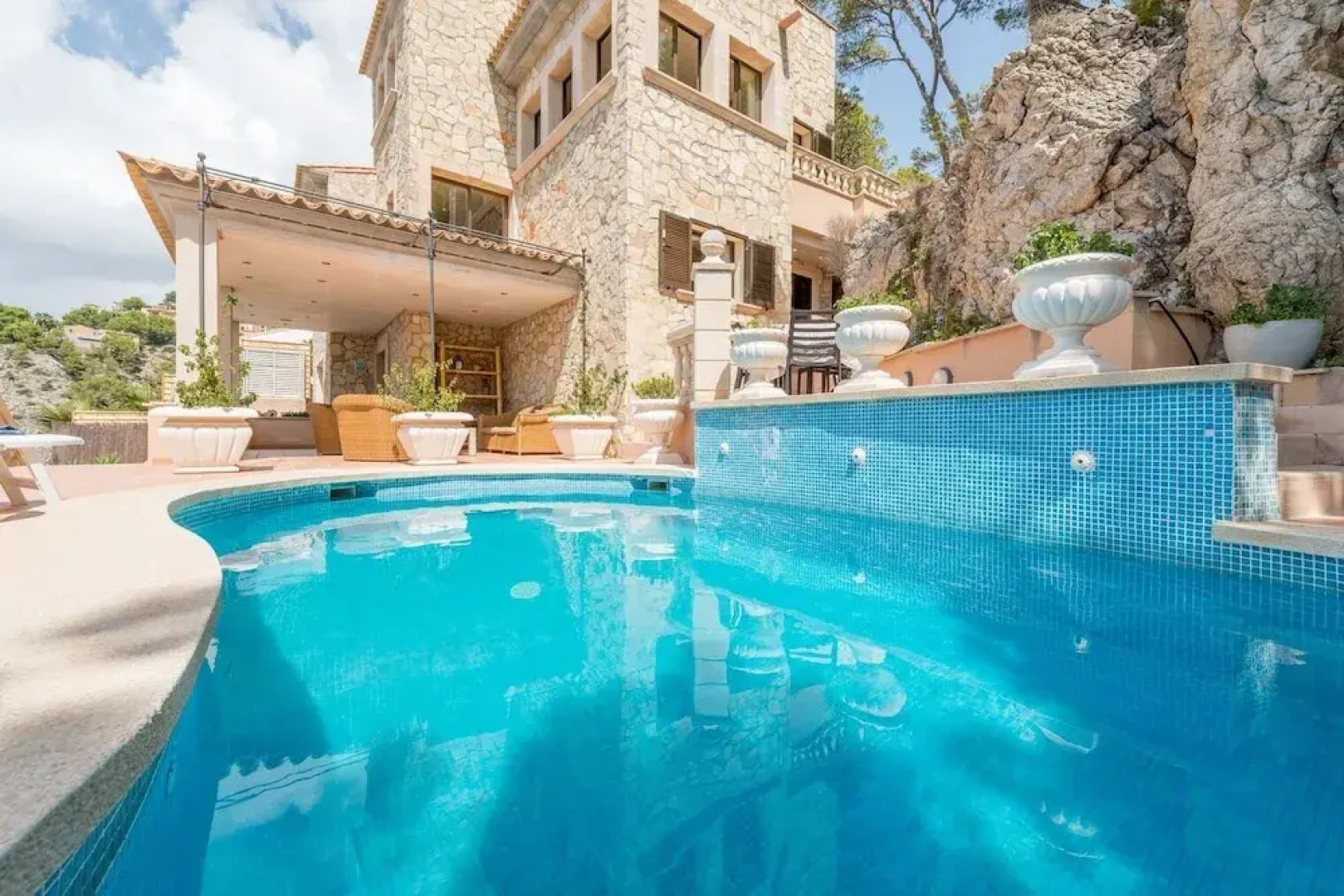 With Panoramic Views On The Sea - Villa Cala Llamp