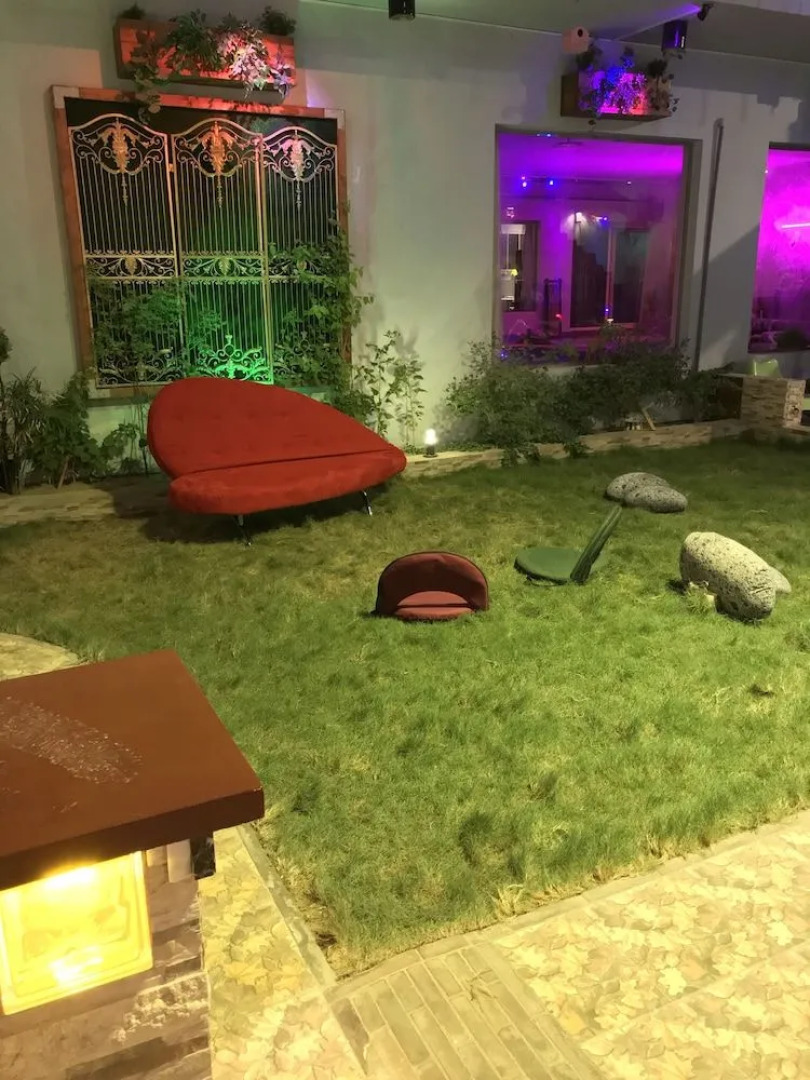 Wooden Water Fall Chalet