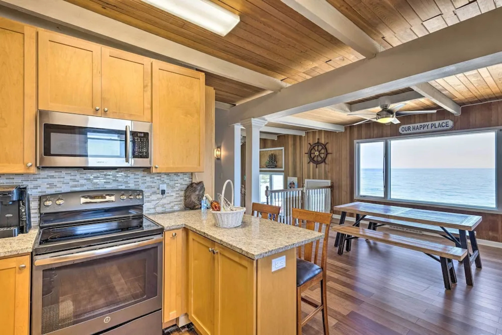 Beachfront Wading River Home w/ Deck & Grill!